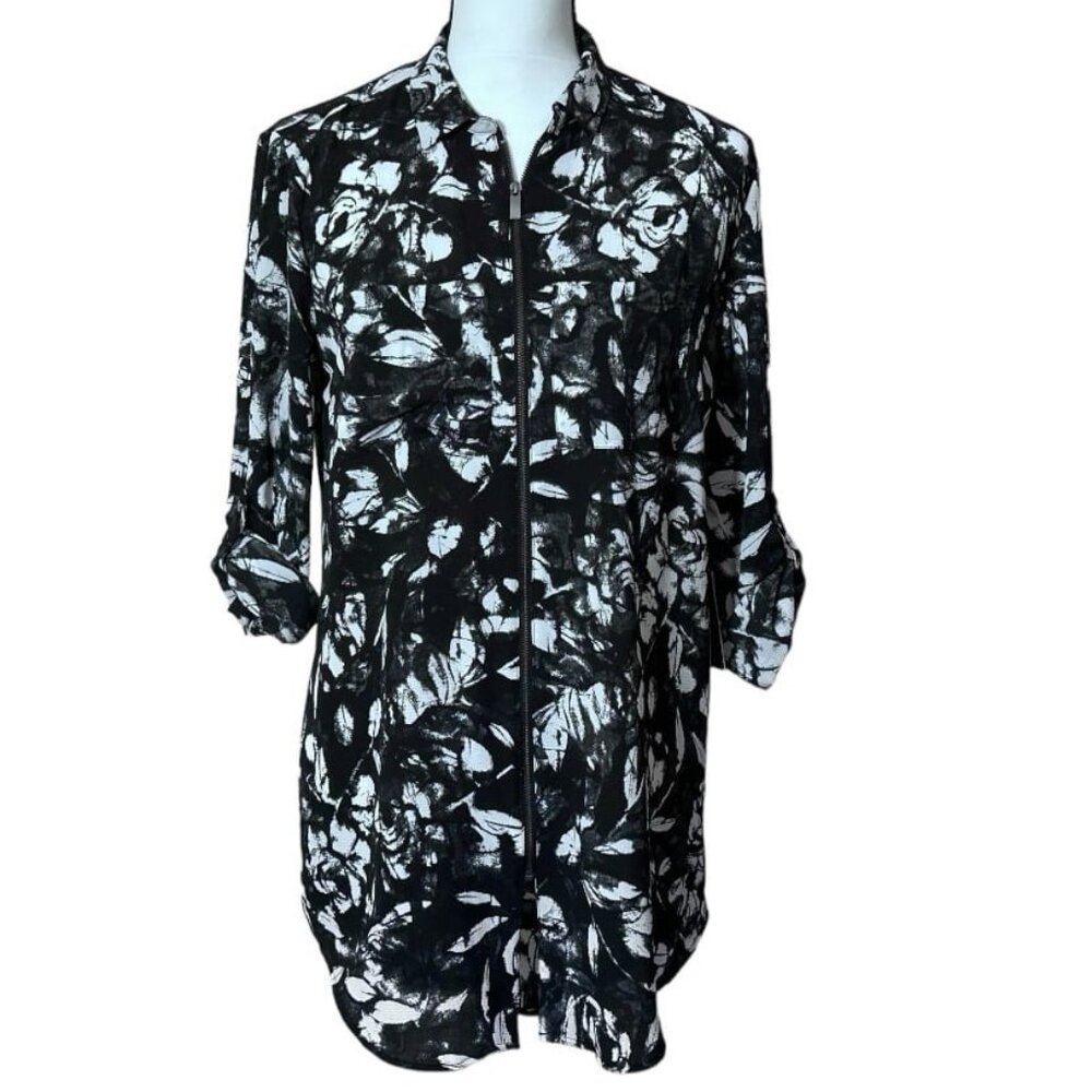 NWT Rock & Republic Zip Tunic -Size Small